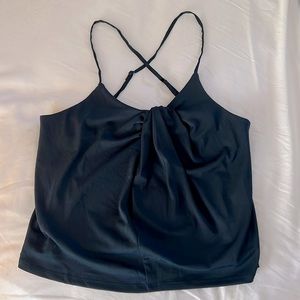 Banana Republic knot front cross strap camisole cami